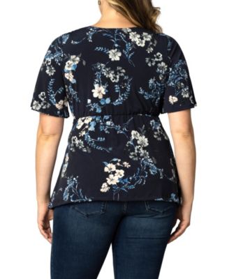 Plus Size Abby Twist Front Top