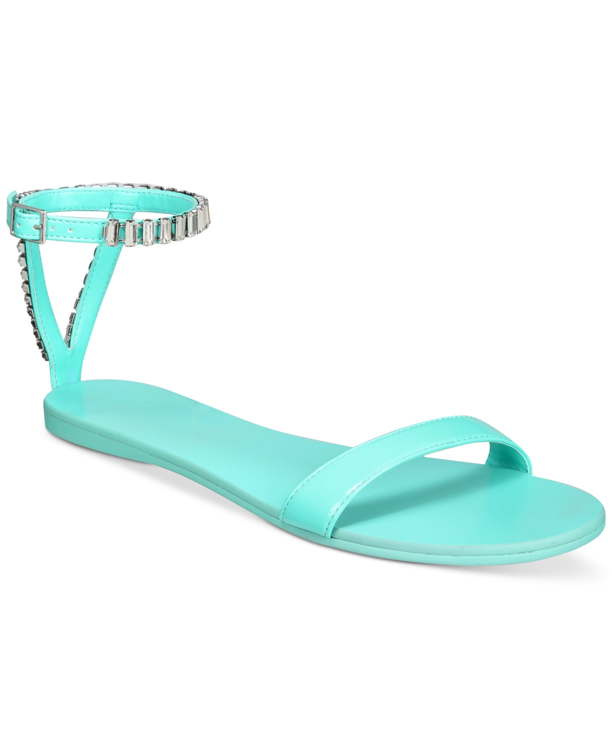 Aaj by Aminah Women's Viktoria Embellished Flat Sandals