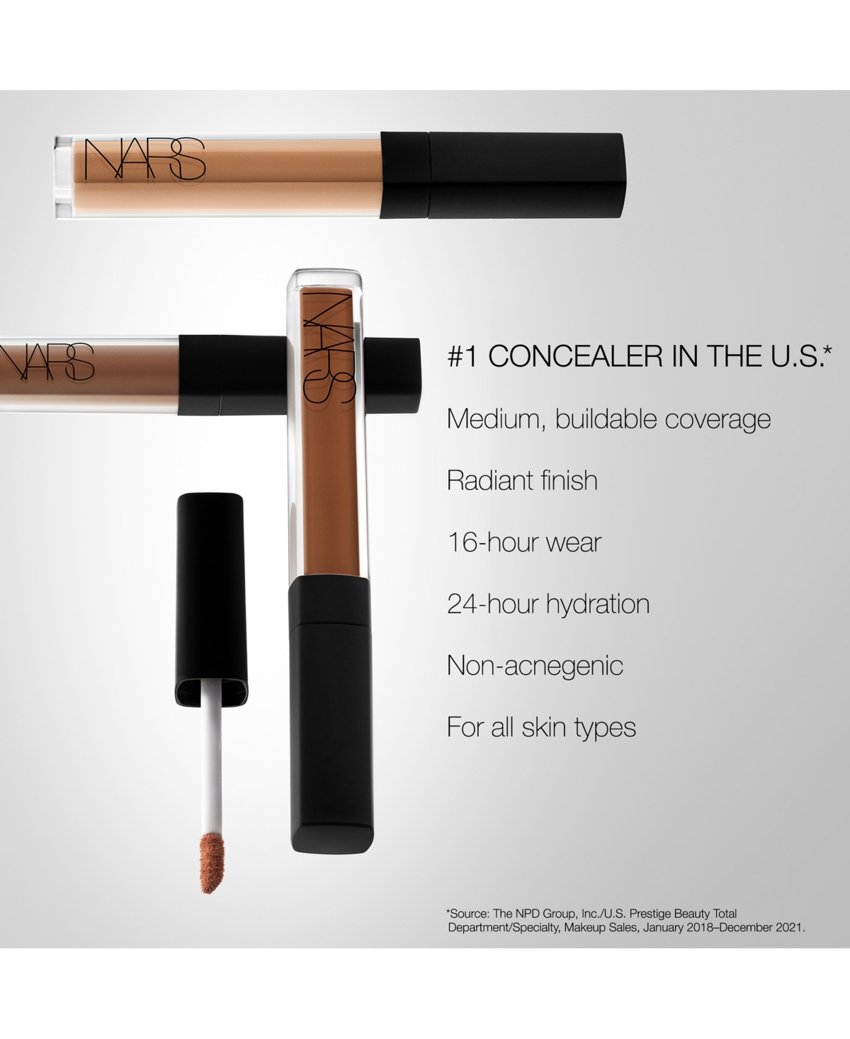 Shop Nars Mini Radiant Creamy Concealer In Marron Glace L. - Light To Medium With W