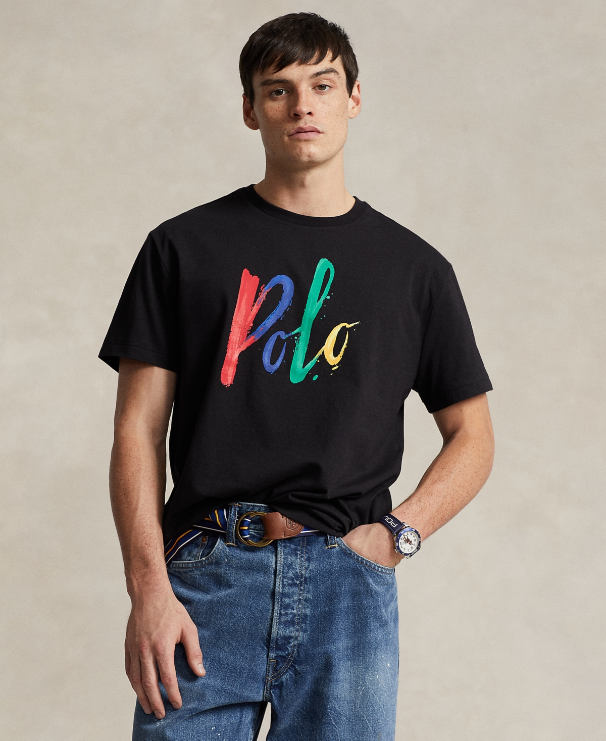 Polo Ralph Lauren Men's Classic-fit Logo Jersey T-shirt In Polo Black