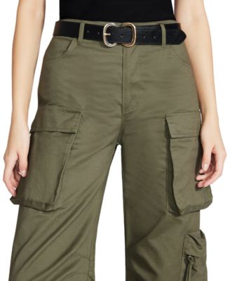 Steve Madden Women's Two-Tone Double Buckle Belt - Macy's