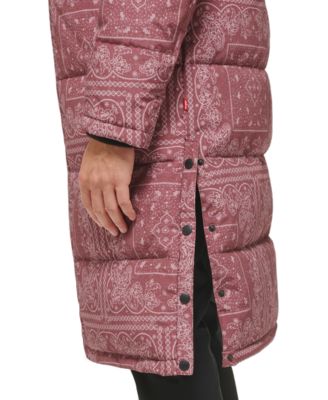 Men's Quilted Extra Long Parka Jacket