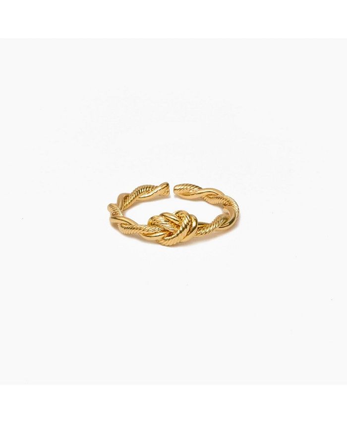 Bearfruit Jewelry Intertwined Adjustable Ring - Macy's