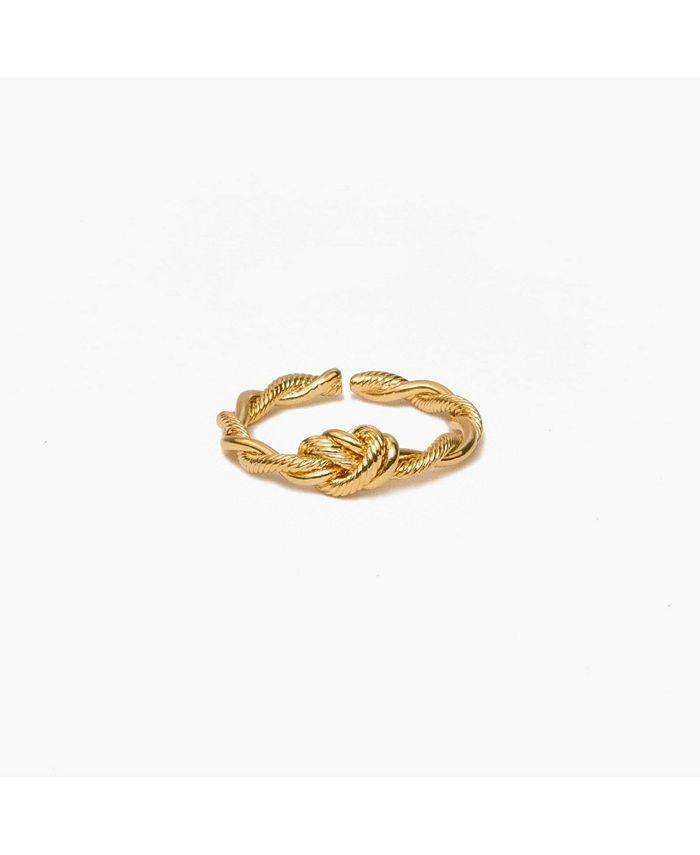 Intertwined adjustable Rings gold silver and mix – More Than Words