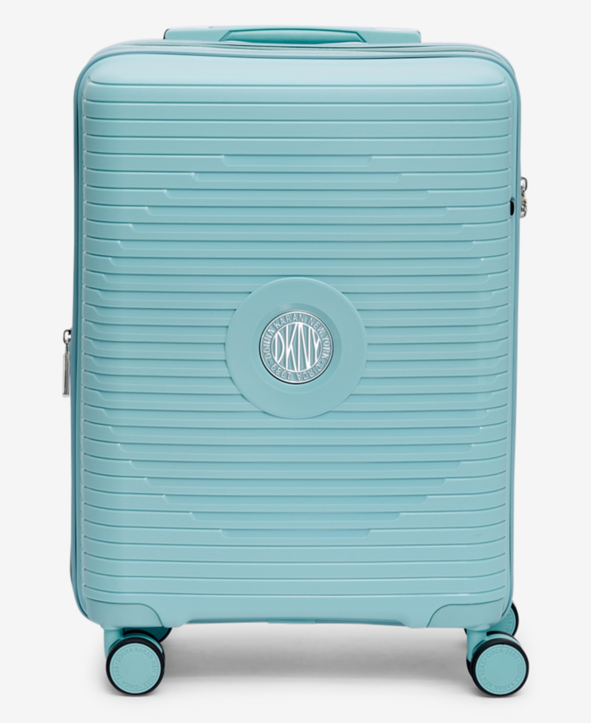 Shop Dkny 20" Central Point Carry On Spinner In Seafoam
