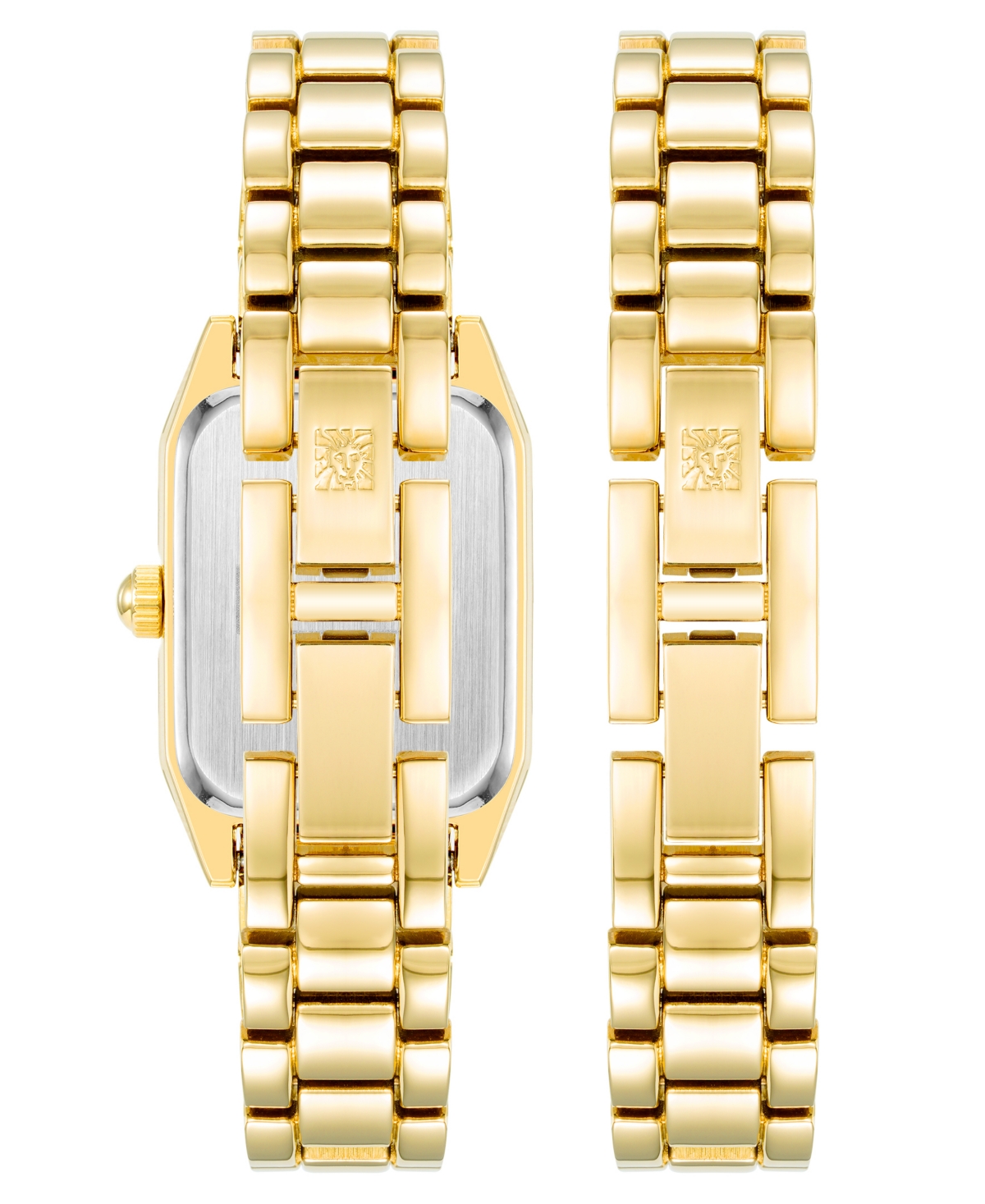 Shop Anne Klein Women's Quartz Gold-tone Alloy Watch Set, 20.5mm