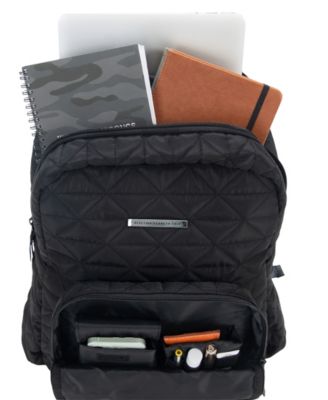 Diamond Tower Lightweight Hardside Expandable Spinner 2pc 20-Inch Carry On Luggage + Matching 15" Laptop Backpack Set