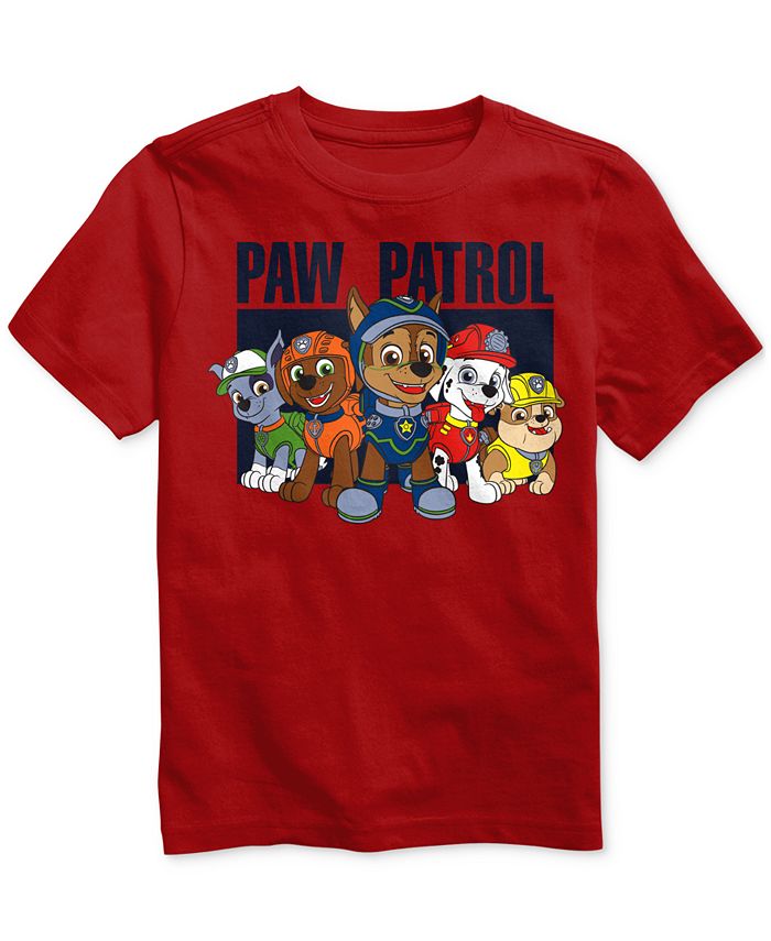 Paw Patrol Little Boys Graphic Print Cotton Short Sleeve T Shirt
