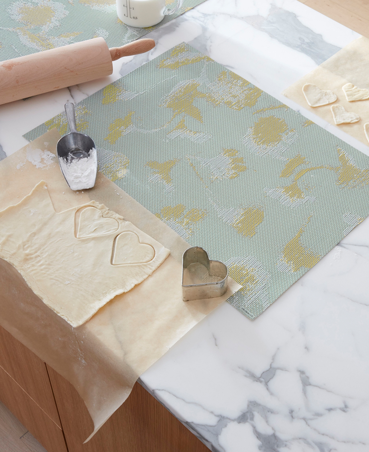 Chilewich Botanic Rectangular Placemat, 14" X 19" In Sesame