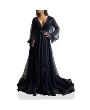 Macy's black gown dresses deals
