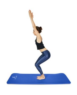 Extra Thick Yoga and Pilates Mat with Sling, 1"