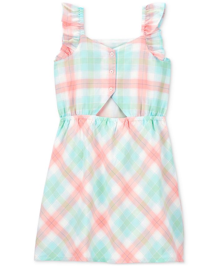 Carter's Little Girls Plaid Flutter Dress Macy's