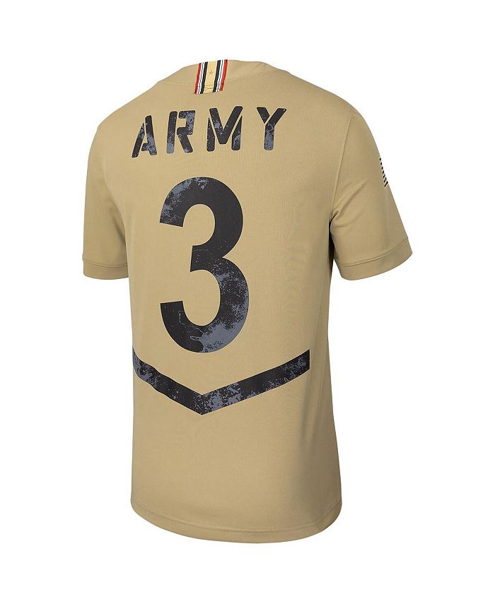 Nike Men's #3 Tan Army Black Knights 2023 Rivalry Collection ...