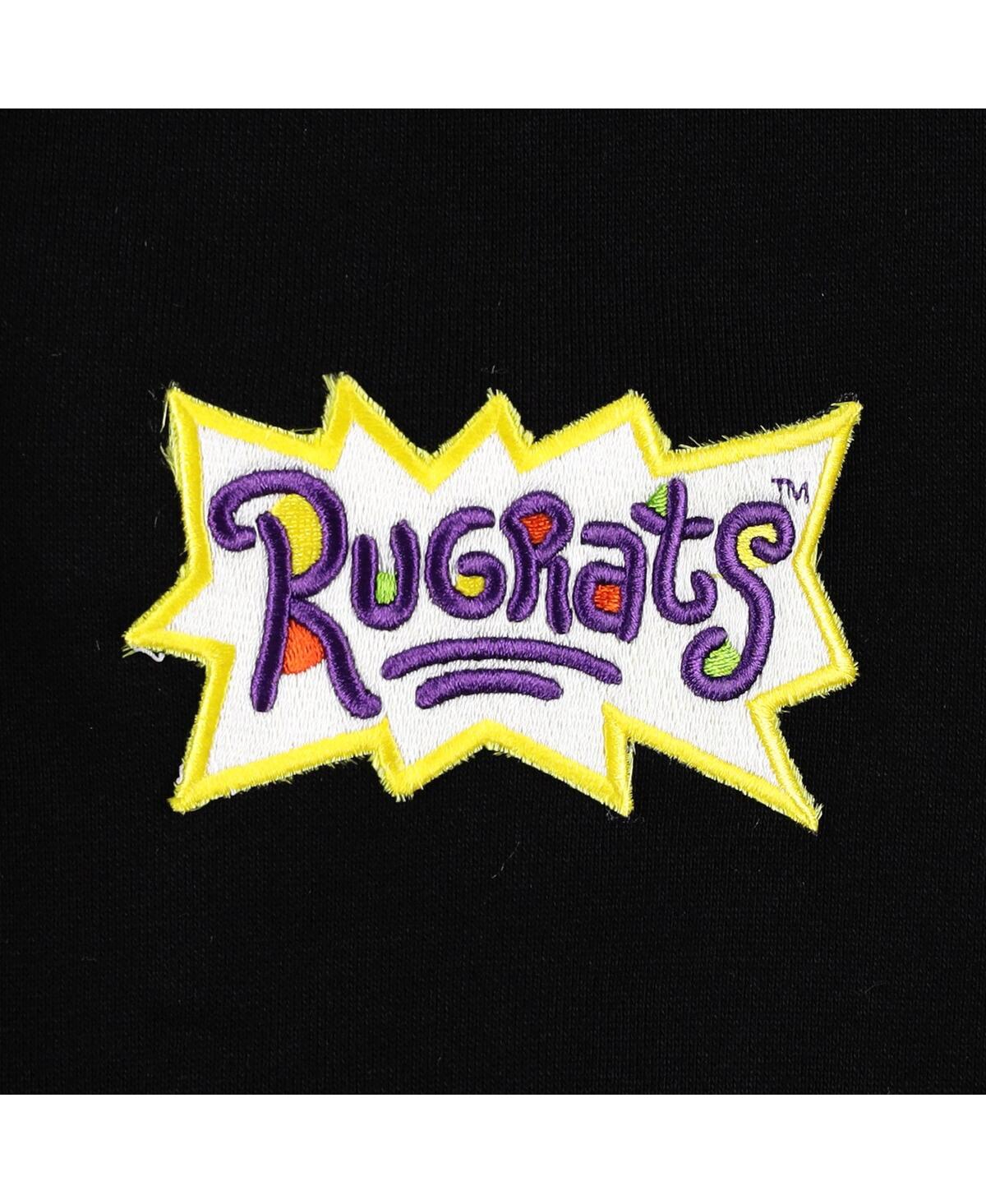 Shop Freeze Max Men's And Women's  Black Rugrats Tommy Football Pullover Hoodie