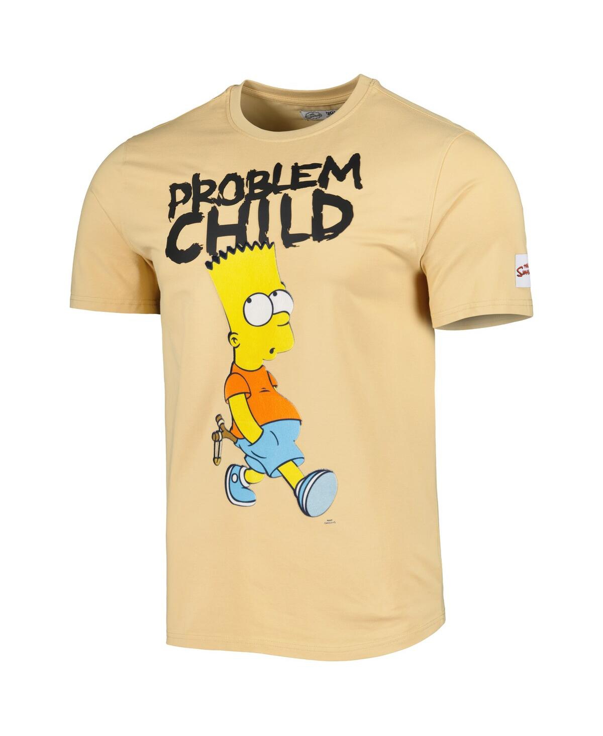 Shop Freeze Max Men's And Women's  Khaki The Simpsons Problem Child T-shirt