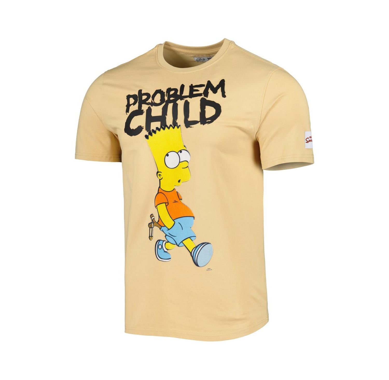 Men's and Women's Freeze Max Khaki The Simpsons Problem Child T-shirt