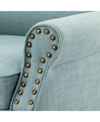 Mooresville Upholstered Armchair with Solid Wood Legs