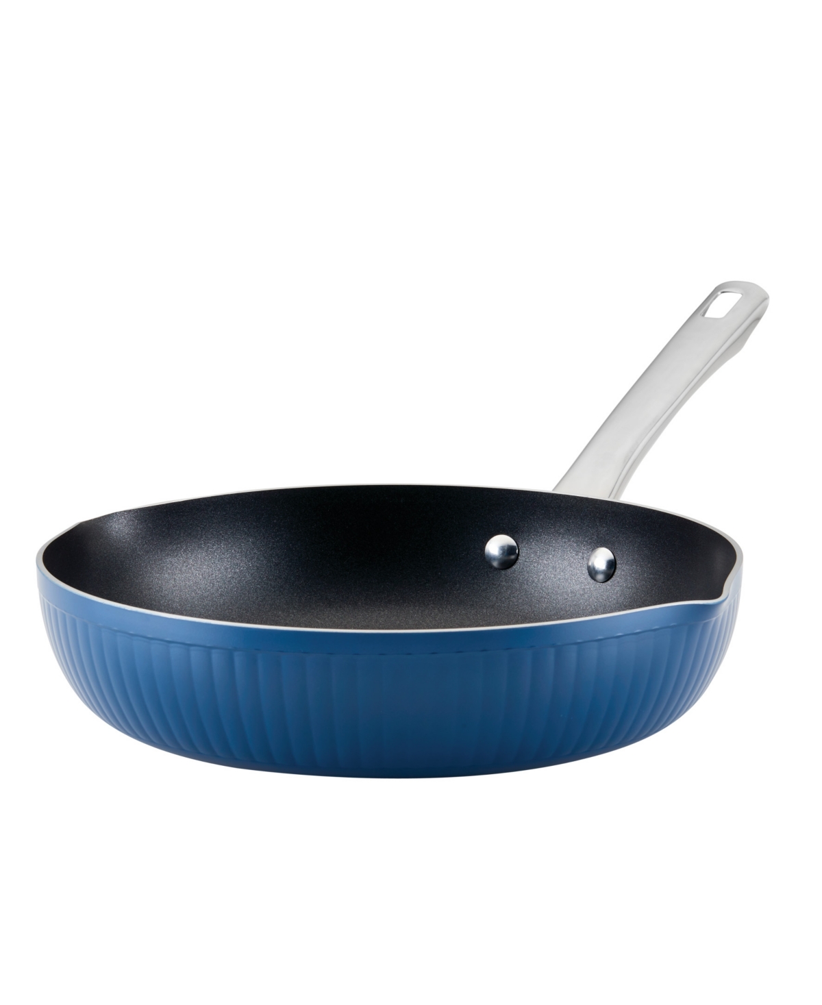 Farberware Style Aluminum Nonstick 11.25" Cookware Frying Pan In Blue