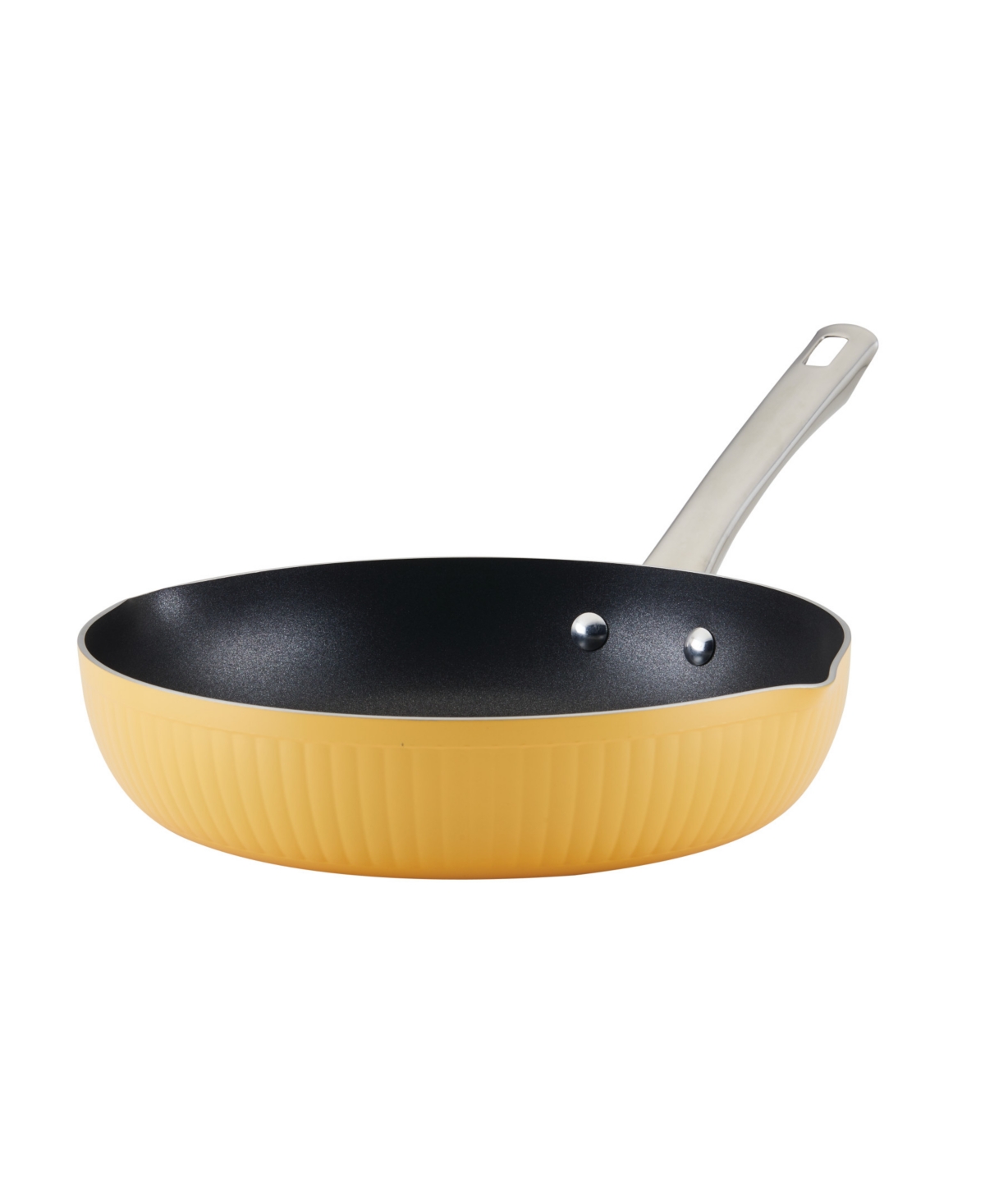 Shop Farberware Style Aluminum Nonstick 11.25" Cookware Frying Pan In Yellow