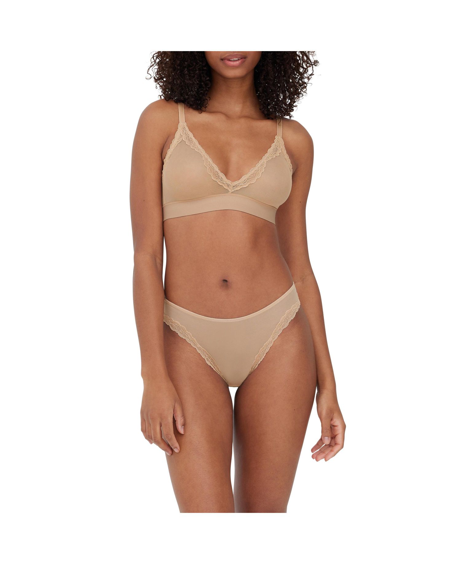 Women's Passion Mesh Lace Trim Chikini