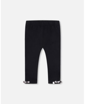 ORGANIC COTTON CAPRI LEGGING IN BLACK, GIRL ORGANIC COTTON CAPRI LEGGING IN BLACK, GIRL