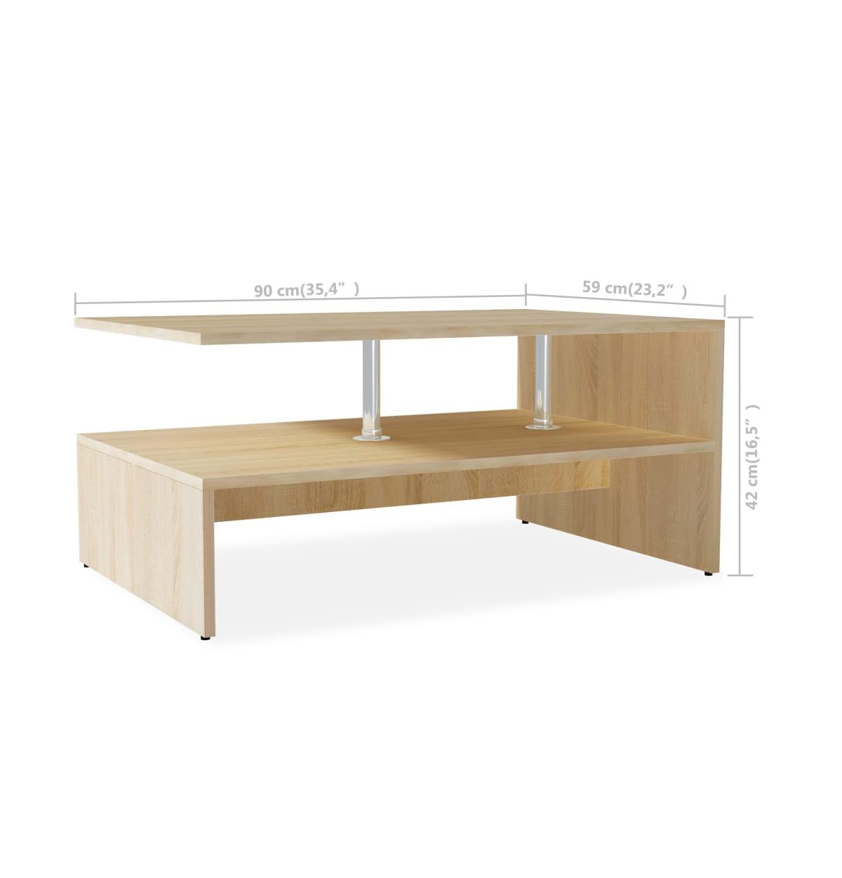 Coffee Table Engineered Wood 35.4