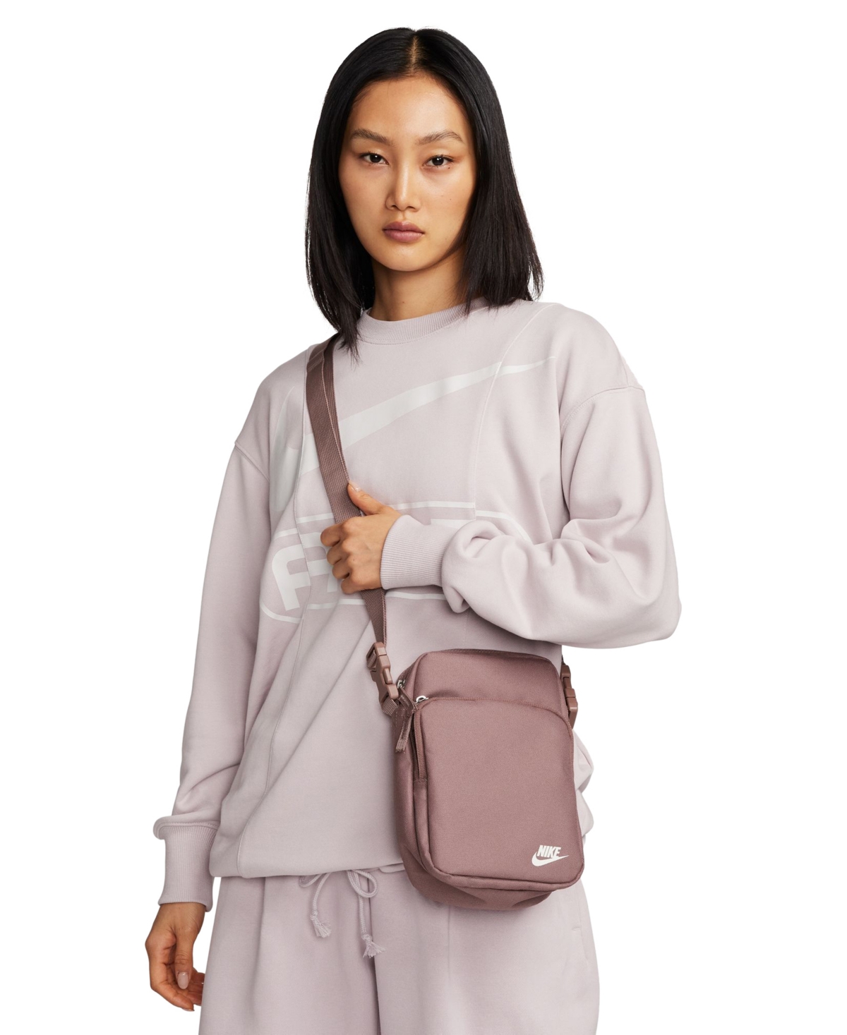 Nike Unisex Heritage Logo Graphic Crossbody Bag 4L