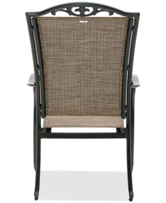 Wythburn Mix and Match Filigree Sling Outdoor Dining Chair, Created for Macy's