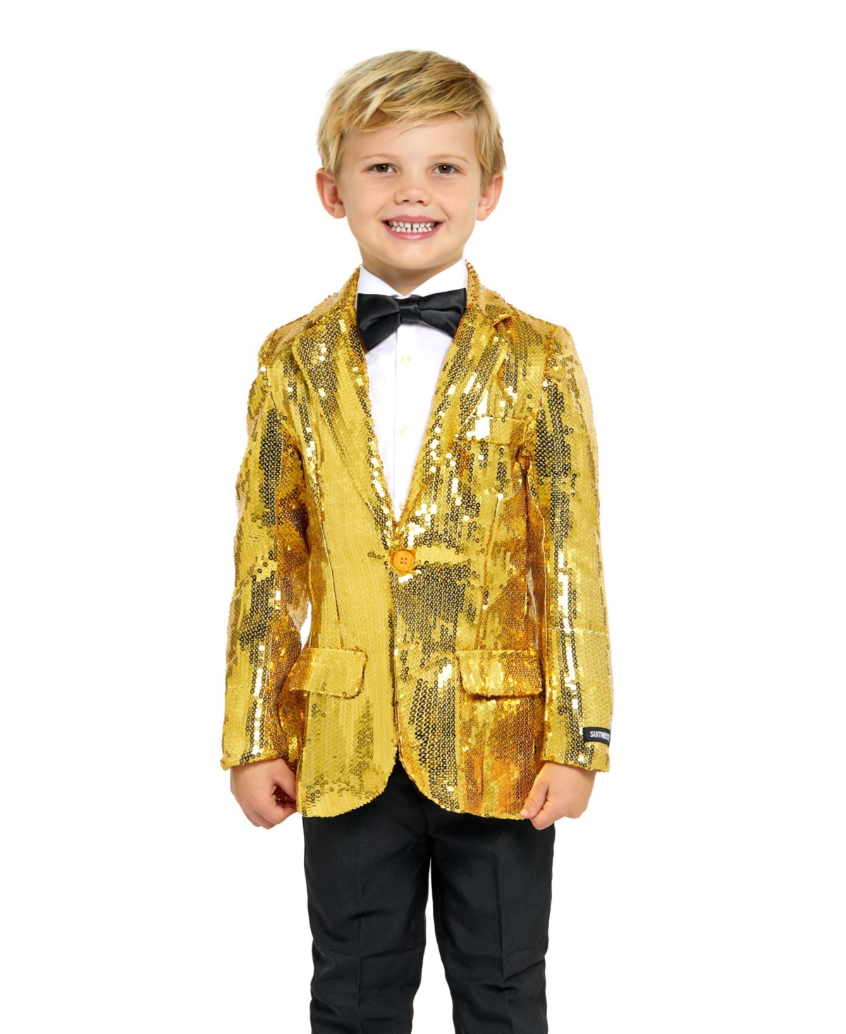 Suitmeister Big Boys Sequin Party Stylish Fit Jacket Blazer