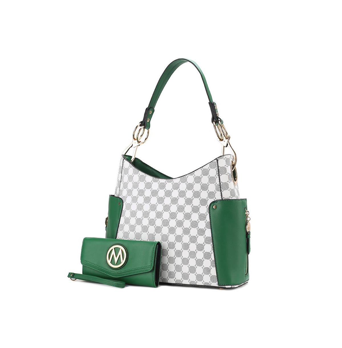 Mkf Collection Penelope Circular Print Shoulder Bag with Wallet by Mia K