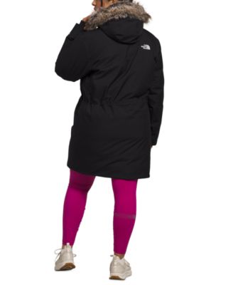 Plus Size Arctic Hooded Coat