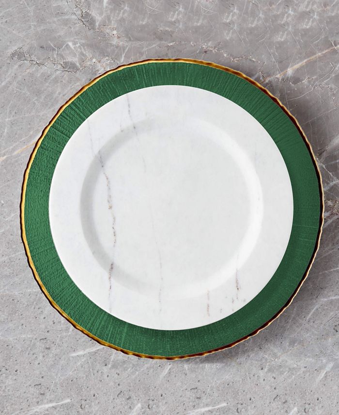 American Atelier Serveware Centro Glass Charger Plate Macy's