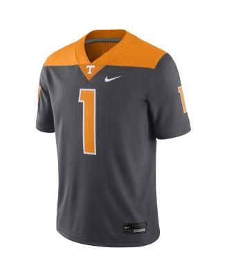 Men's #1 Anthracite Tennessee Volunteers Alternate Game Jersey