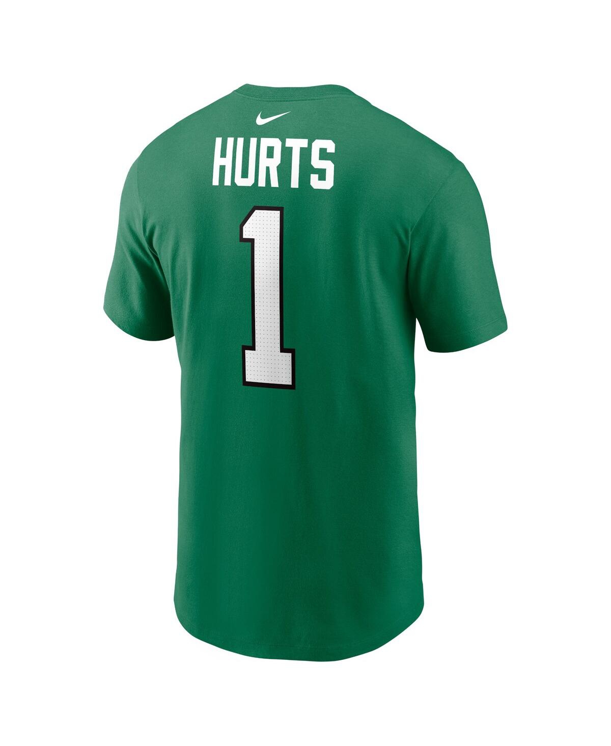 Men's Nike Jalen HurtsPhiladelphia Eagles Alternate Player Name Number T-shirt - Kelly Green