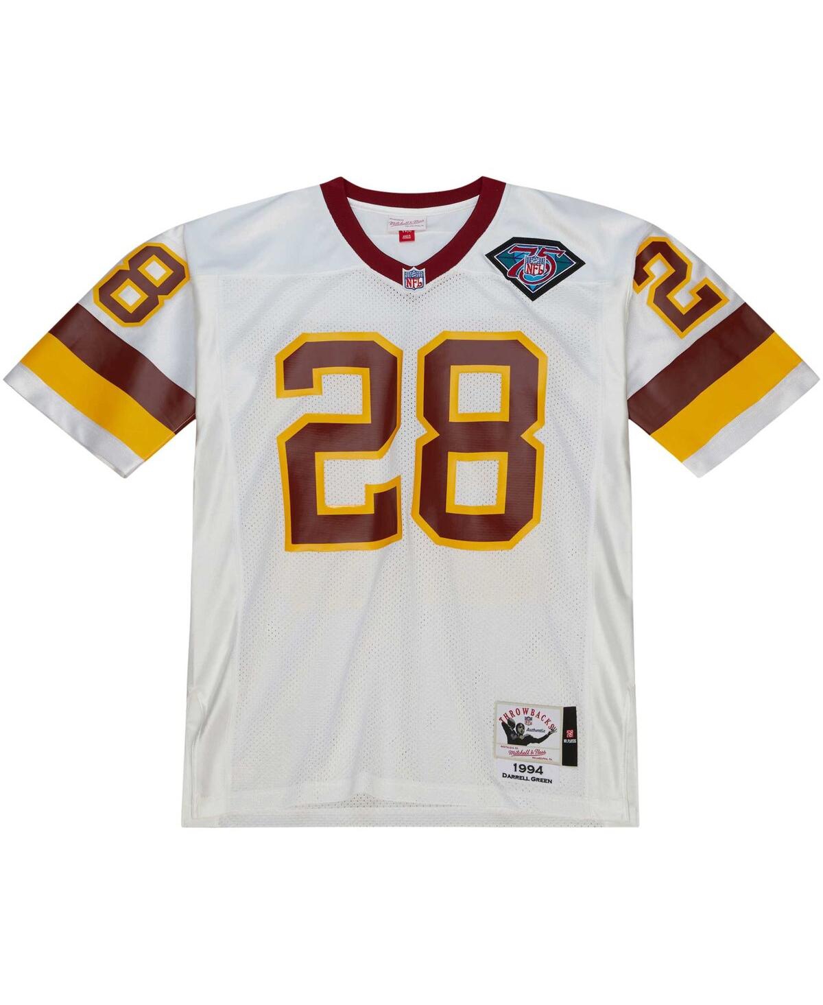 Men's Mitchell & Ness Darrell GreenWashington Commanders 2004 Authentic Throwback Retired Player Jersey - White