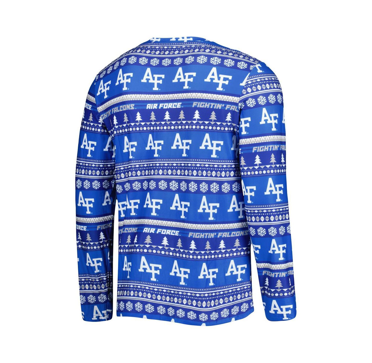 Men's Royal Air Force Falcons Swivel Long Sleeve T-shirt and Pants Sleep Set