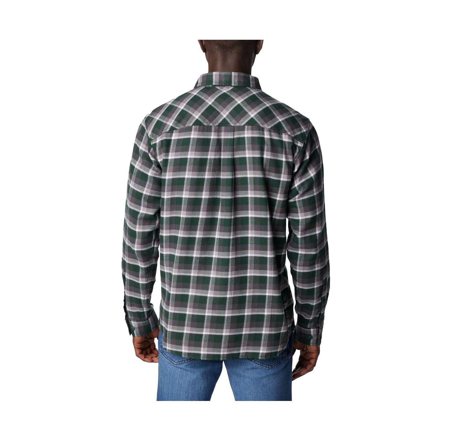Men's Green Michigan State Spartans Flare Gun Flannel Long Sleeve Shirt