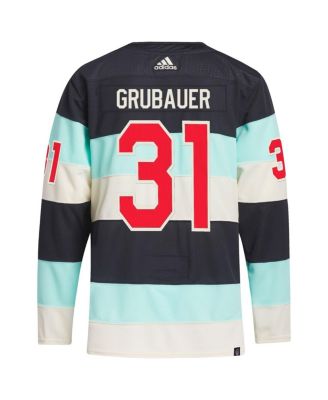 adidas Men's Philipp Grubauer Deep Sea Blue Seattle Kraken 2024