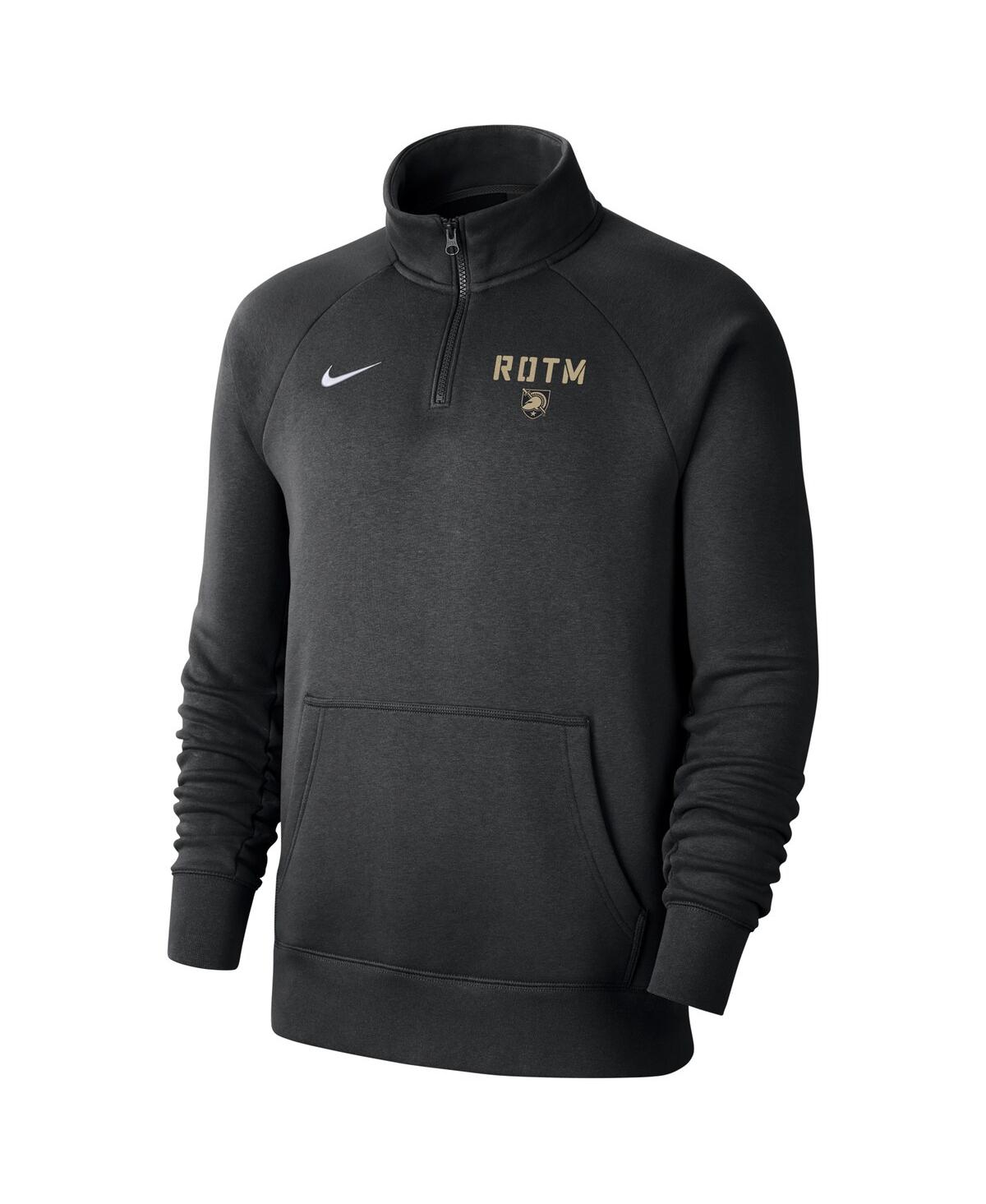 Men's NikeArmyKnights 2023 Rivalry Collection Club Fleece Quarter-Zip Pullover Jacket - Black