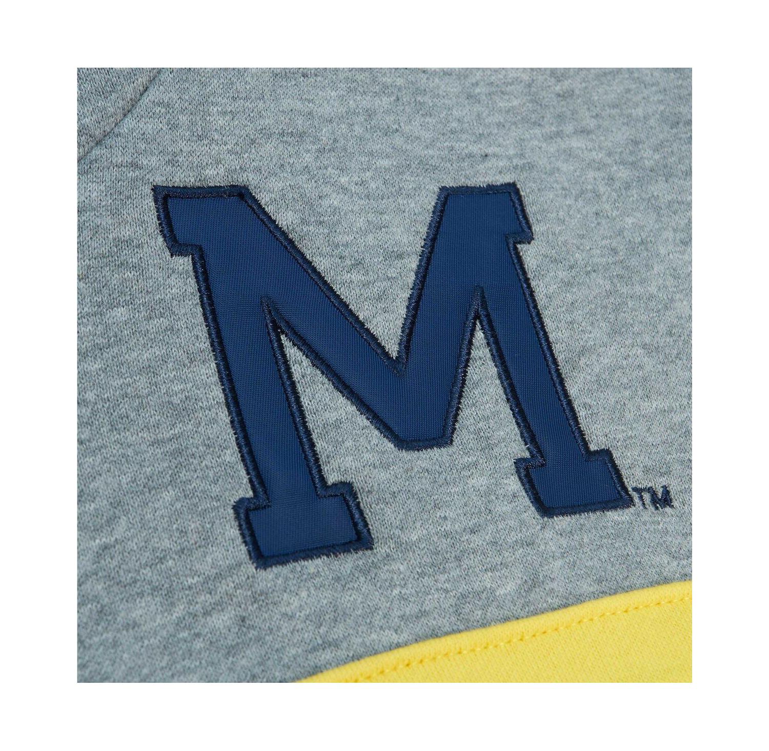 Men's Navy Michigan Wolverines Head Coach Pullover Hoodie