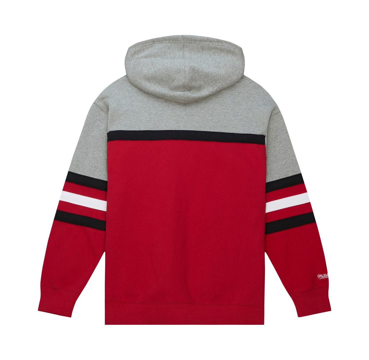 Men's Red, Gray Detroit Red Wings Head Coach Pullover Hoodie