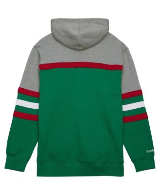 Men's Green, Gray Minnesota Wild Head Coach Pullover Hoodie