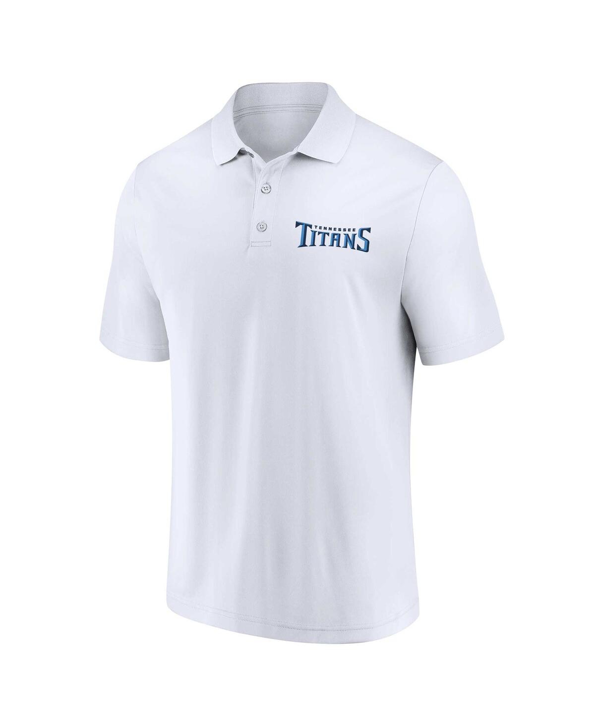 Men's Fanatics Navy Tennessee Titans Lockup Two-Pack Polo Shirt Set - Navy