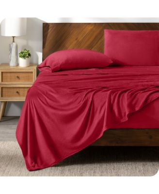 Microplush Fleece 4-Pc. Sheet Set, King