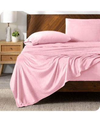 Microplush Fleece 4 Piece Sheet Set, Queen