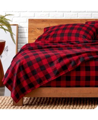 Printed Cotton Flannel Sheet Set