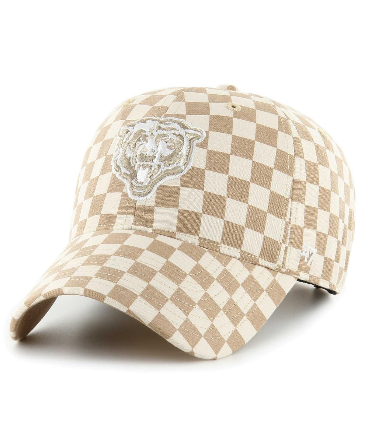 47 Brand Women's ' Tan Chicago Bears Vibe Check Clean Up Adjustable Hat In Tan