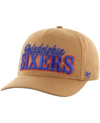 Men's Tan Philadelphia 76ers Barnes Hitch Adjustable Hat