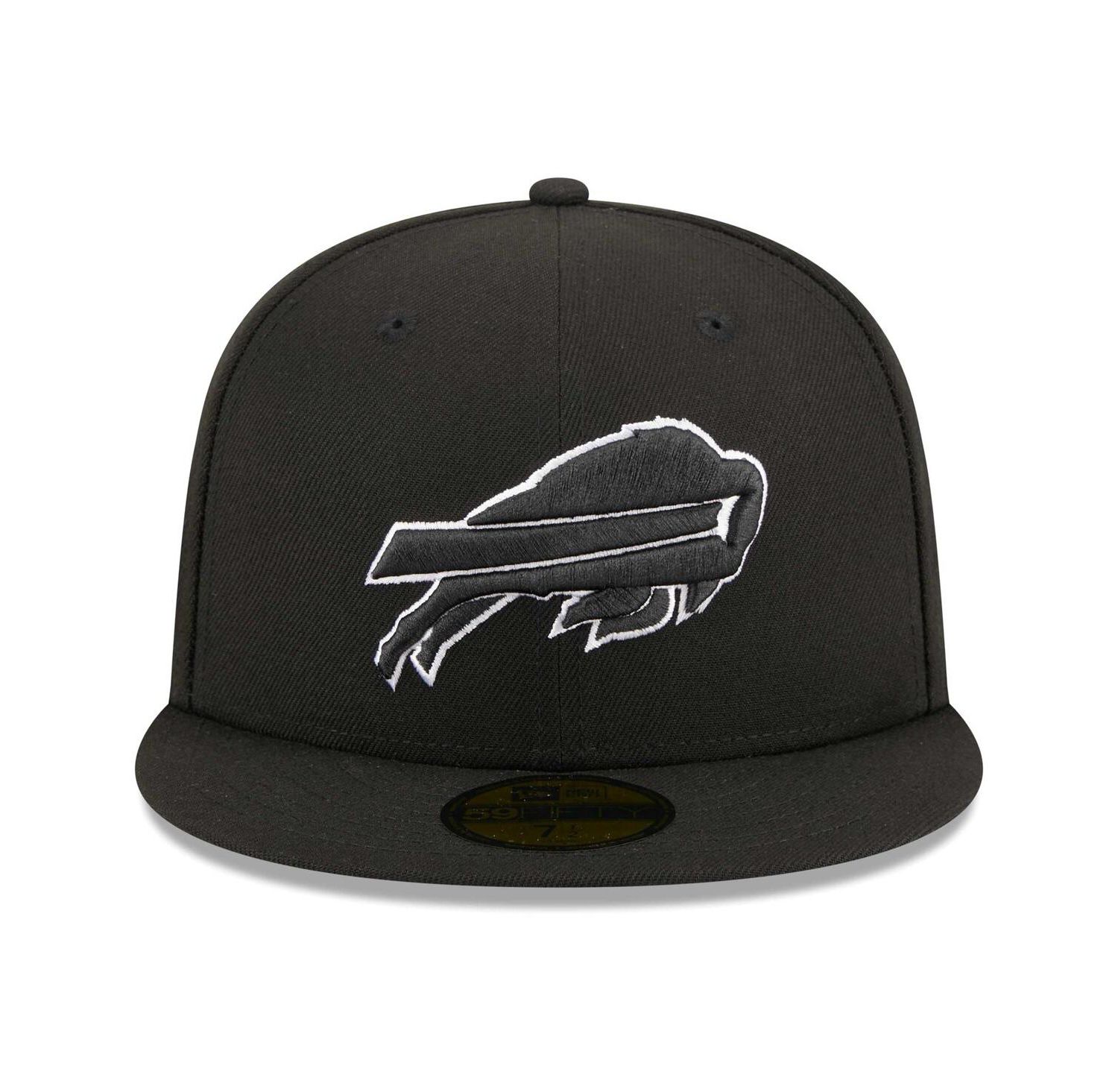 Men's Black Buffalo Bills Main Patch 59FIFTY Fitted Hat