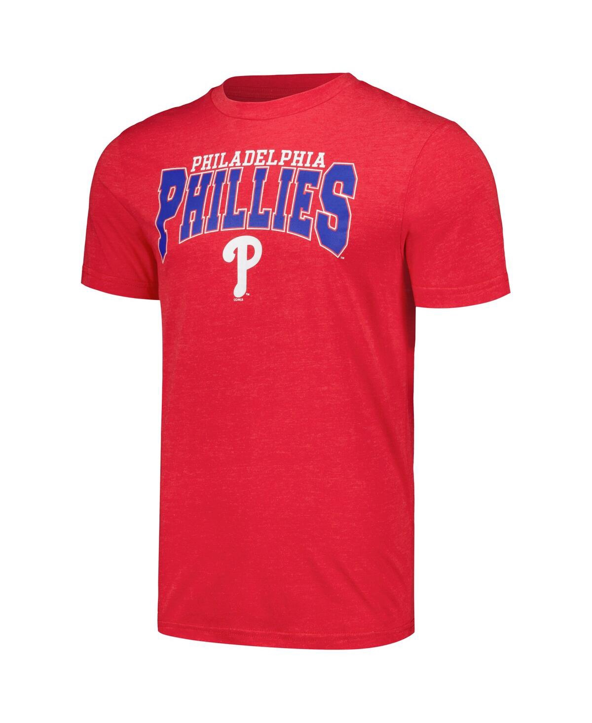 Men's Concepts Sport Red Philadelphia Phillies Meter T-shirt and Pants Sleep Set - Red